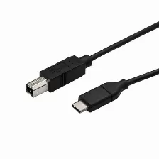 Cable Usb Startech.com Usb C A Usb B, 480 Mbit/s, Negro