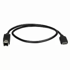 Cable Usb Startech.com Usb C A Usb B, 480 Mbit/s, Negro