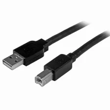 Cable Usb Startech.com Usb A A Usb B, 480 Mbit/s, Aluminio, Negro