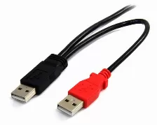 Cable Startech (usb2habmy6) De 1,8m Cable Mini B A 2x Usb 2.0 Para Discos Duros Externos