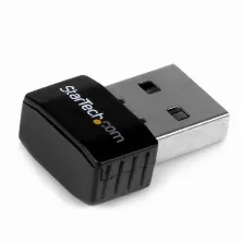 Tarjeta De Red Inalambrica Startech.com Usb300wn2x2c Usb, Wi-fi 4 (802.11n), Negro