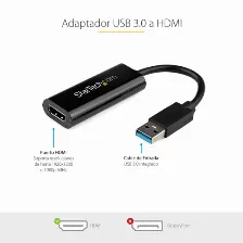 Adaptador Startech Gráfico Conversor Usb 3.0 A Hdmi (usb32hdes)