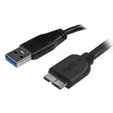 Cable Usb Startech.com Usb3aub2ms Usb A A Micro-usb B, 5000 Mbit/s, Negro