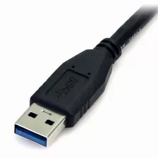 Cable Startech 50cm Super Speed Ss Micro Usb B Macho A Usb A Macho Negro, (usb3aub50cmb)