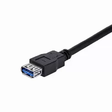 Extensor Startech.com 1 M, Usb A A Usb A, 5000 Mbit/s, Negro