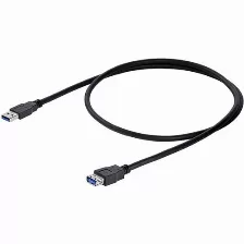 Extensor Startech.com 1 M, Usb A A Usb A, 5000 Mbit/s, Negro