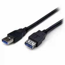 Extensor Startech.com 2 M, Usb A A Usb A, 5000 Mbit/s, Negro