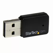 Tarjeta De Red Inalambrica Startech.com Usb, Wi-fi 5 (802.11ac), Negro