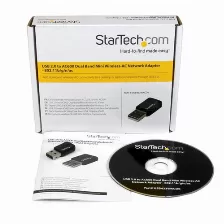 Tarjeta De Red Inalambrica Startech.com Usb, Wi-fi 5 (802.11ac), Negro