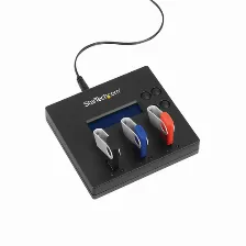 Dock Base Clonador Startech (usbdup12), Autónomo Copiador, Borrador De Memorias Pendriveflash Usb 2.0 - 1 A 2, 2 Puertos De Copiado, Pantalla Lcd