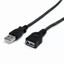 Cable Extensión Usb 2.0 - Alargador Usb A Macho A Hembra, 91cmnegro (usbextaa3bk)
