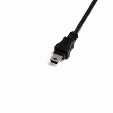 Extensor Startech.com Usbmusbfm1 0.3 M, Usb A A Mini-usb B, Macho/hembra, 480 Mbit/s, Negro