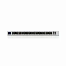 Switch Ubiquiti Unifi Usw-48-poe Gestionado, L2, Rj-45 48, Gigabit Ethernet (10/100/1000), (poe +) 32, 1u, Acero Inoxidable