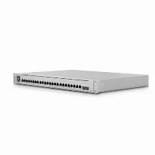 Switch Ubiquiti Usw-enterprise-24-poe Gestionado, L3, Rj-45 24, Gigabit Ethernet (10/100/1000), (poe +) 24, Plata
