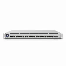 Switch Ubiquiti Usw-enterprise-24-poe Gestionado, L3, Rj-45 24, Gigabit Ethernet (10/100/1000), (poe +) 24, Plata