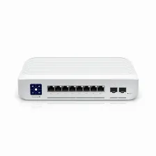 Switch Ubiquiti Unifi Enterprise 8 Poe Gestionado, L3, Rj-45 8, 2.5g Ethernet (100/1000/2500), (poe +) 8, Acero Inoxidable