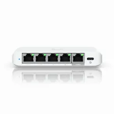 Switch Ubiquiti Unifi Flex Mini 2.5g Gestionado, Rj-45 5, 2.5g Ethernet (100/1000/2500), Escritorio, Blanco