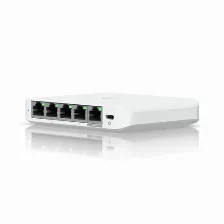 Switch Ubiquiti Unifi Flex Mini 2.5g Gestionado, Rj-45 5, 2.5g Ethernet (100/1000/2500), Escritorio, Blanco