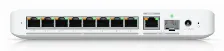 Switch Ubiquiti Unifi Flex 2.5g Poe Gestionado, L2, Rj-45 8, 2.5g Ethernet (100/1000/2500), (poe +) 8, Montaje En Escritorio/pared, Blanco