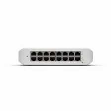Switch Ubiquiti Unifi Switch Lite 16 Poe L2, Rj-45 16, Gigabit Ethernet (10/100/1000), 8 Poe, Blanco