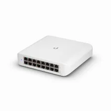 Switch Ubiquiti Unifi Switch Lite 16 Poe L2, Rj-45 16, Gigabit Ethernet (10/100/1000), 8 Poe, Blanco