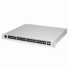 Switch Ubiquiti Unifi Usw-pro-48 Gestionado, L2/l3, Rj-45 48, Gigabit Ethernet (10/100/1000), 1u, Plata