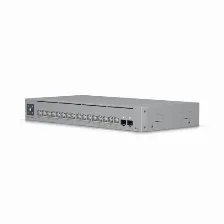 Switch Ubiquiti Pro Max 16 Poe Gestionado, L3, Rj-45 16, Gigabit Ethernet (10/100/1000), (poe +) 12, Gris