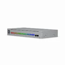 Switch Ubiquiti Pro Max 16 Poe Gestionado, L3, Rj-45 16, Gigabit Ethernet (10/100/1000), (poe +) 12, Gris