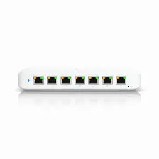 Switch Ubiquiti Ultra 60w Gestionado, L2, Rj-45 8, Gigabit Ethernet (10/100/1000), (poe +) 7, 7 Poe, Blanco