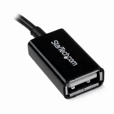 Extensor Startech.com 0.127 M, Micro-usb B A Usb A, 480 Mbit/s, Negro