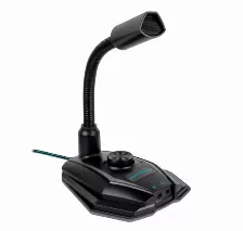 Microfono Gaming Con Luz Led Rgb Vortred By Perfect Choice Negro