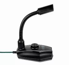 Microfono Gaming Con Luz Led Rgb Vortred By Perfect Choice Negro