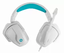 Audã­fonos Alã¡mbricos Vortred Cloud Pass Gaming 7.1 Canales Usb Color Blanco