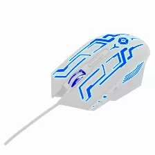 Mouse Gamer Alambrico Usb Rgb Blanco