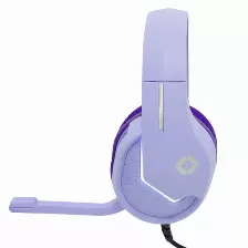 Diadema Gamer Rgb Morada .
