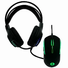 Audífonos Perfect Choice V-930648 Diadema, Alámbrico, Usb, Negro