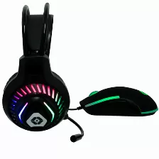 Audífonos Perfect Choice V-930648 Diadema, Alámbrico, Usb, Negro