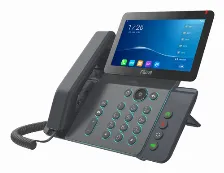 Teléfono Ip Fanvil V67 Terminal Con Conexión Por Cable, Poe, 20 Líneas, Negro