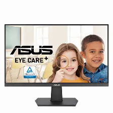 Monitor Asus Va24ehf Lcd, 23.8 Pulgadas, Hdmi, Full Hd, 1ms, 100hz, Panel Ips, Negro
