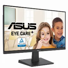 Monitor Led Asus Va27ehf, 27 Pulgadas, Ips, 1920x1080, 100 Hz, Hdmi, Amd Freesync, Low Blue Light, Negro