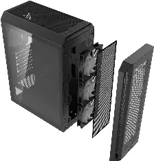 Gabinete Xpg Valor Air P, Midi-tower, Micro-atx/mini-itx, Sin Fuente, 4 Vent Instalados, Negro