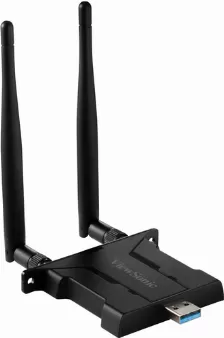 Tarjeta De Red Inalambrica Viewsonic Vb-wifi-005 Usb, Wi-fi 6 (802.11ax), Negro