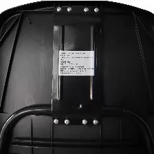 Caja De 10 Sillas Negras Plegables Modamob Reforzadas, 47 X 45 X 82cm, Tubo 19mm, Hasta 120kg