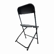 Caja De 10 Sillas Plegables Modamob Raven, Negras, Reforzadas, 47 X 45 X 82cm, Tubo 19mm, Hasta 120kg No Dev Amz