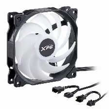 Kit De 3 Ventiladores Xpg Vento 120 Argb Pwm, Argb, Negro