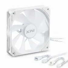 Ventilador Xpg Vento R 120 Argb Pwm 12 Cm, 1600 Rpm, Led Multi, Blanco, Pwm