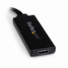 Adaptador Startech Vga A Hdmi Con Audio Y Alimentación Usb Conversor Vga A Hdmi Portátil 1080 P, (vga2hdu)