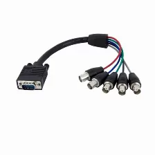 Adaptador Vídeo Startech.com Vgabncmf1 Vga (d-sub) A 5 X Bnc, 0.3 M, Negro