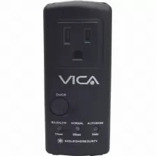 Supresor De Picos Vica Vp-132 115 / 230 V, 1800 W, 900 J, 50 / 60 Hz, 1 Contactos, Nema 5–15p, Negro