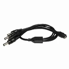 Cable Divisor De Corriente Xcase 1 Hembra A 4 Machos Para Camaras De Vigilancia (pulpo)